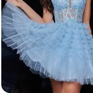 Jovani short cocktail mini dress size 6